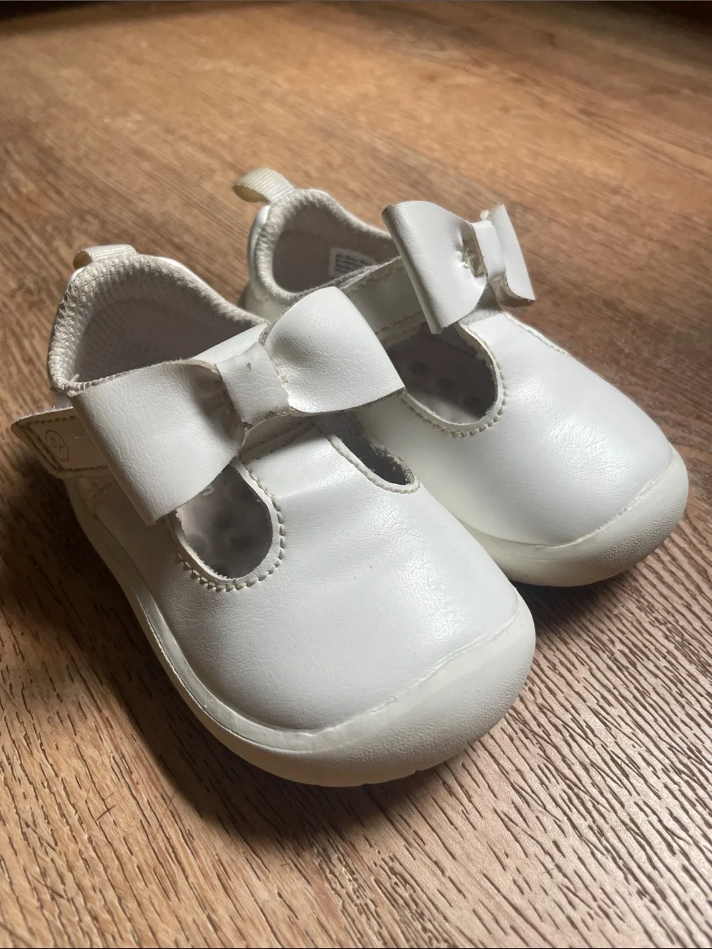 Munchkin Stride Rite Mary Jane Synthetic Bow 3 Baby Shoes